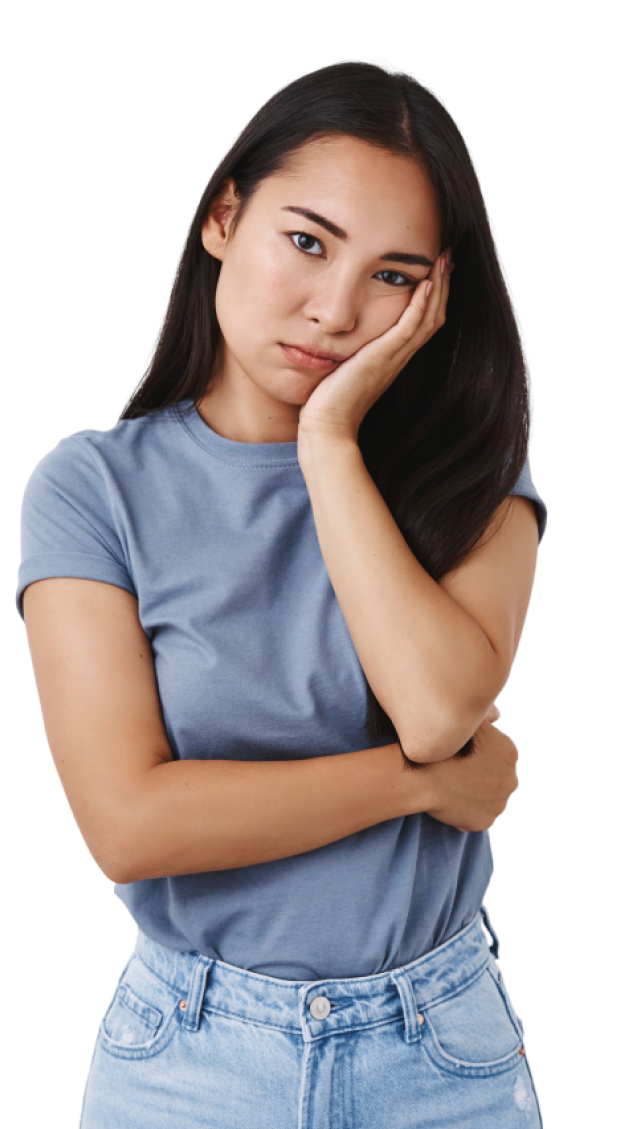 Woman Bored